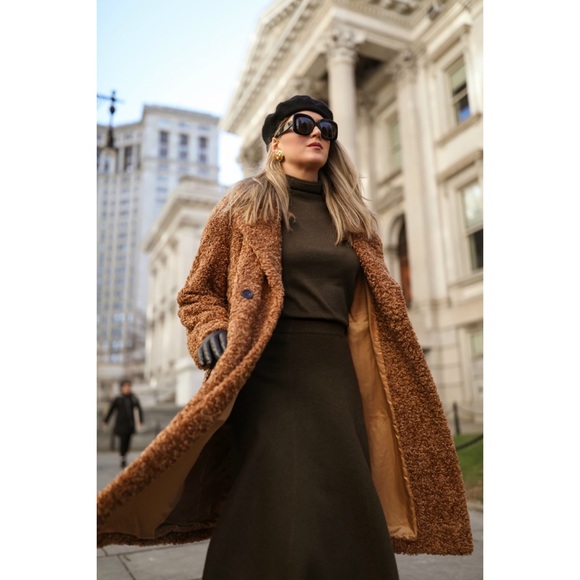 Rachel Zoe Camel Oversized Teddy Bear 